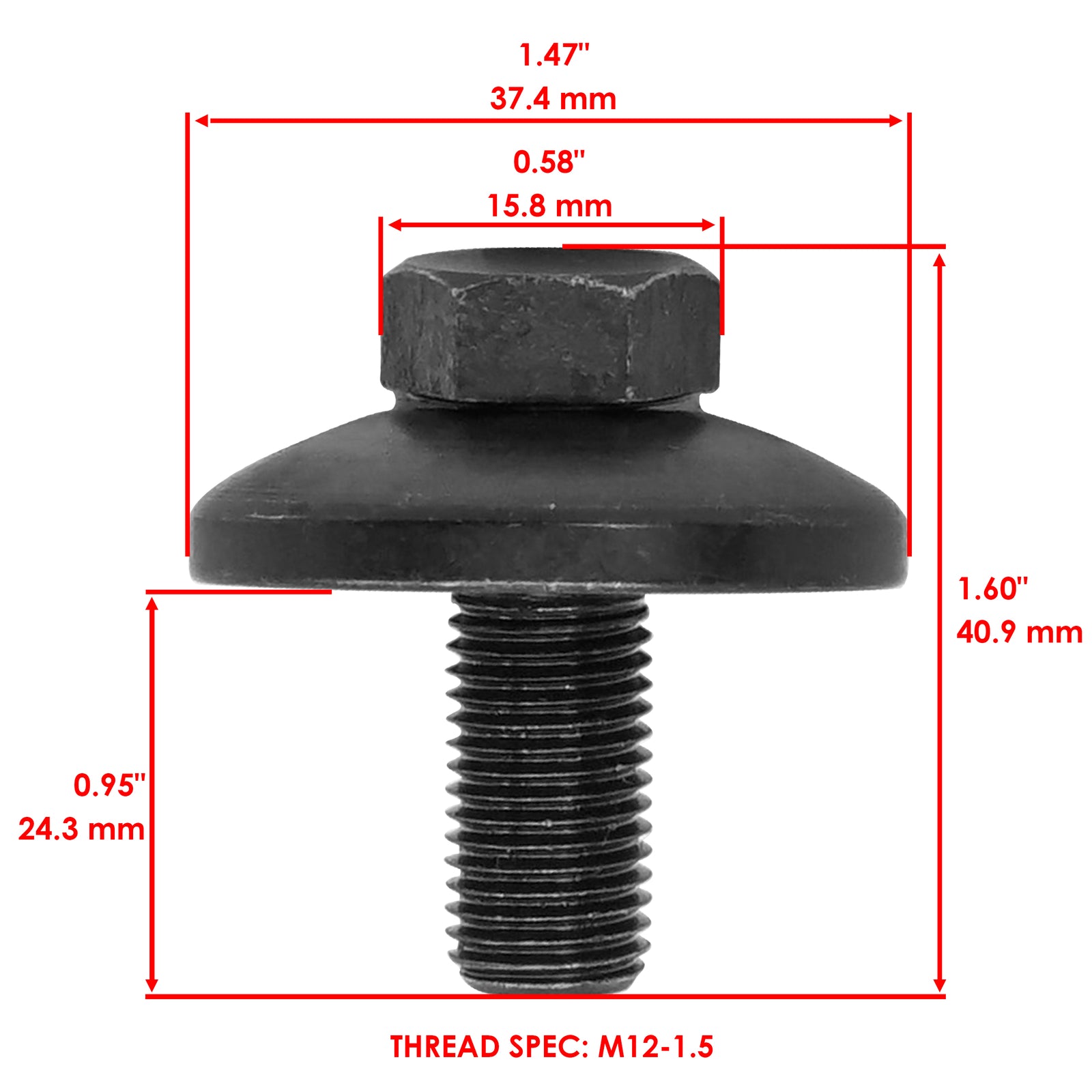 Deck Blade with Bolts Replacement for Ariens 21546611 (2000–2007)