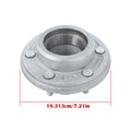 6 on 5.5" Galvanized Trailer Hub Kit for 5200-6000lbs Spindle w/ Bearings