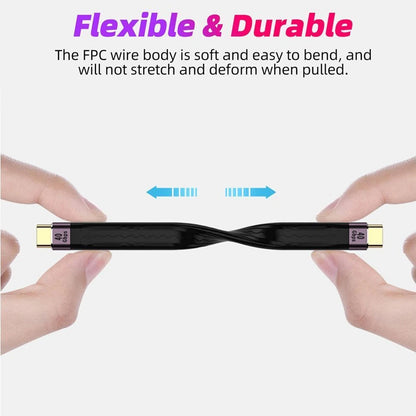 USB C Fast Charging Cable 100W 20V 40Gbps Data Cord (Short)