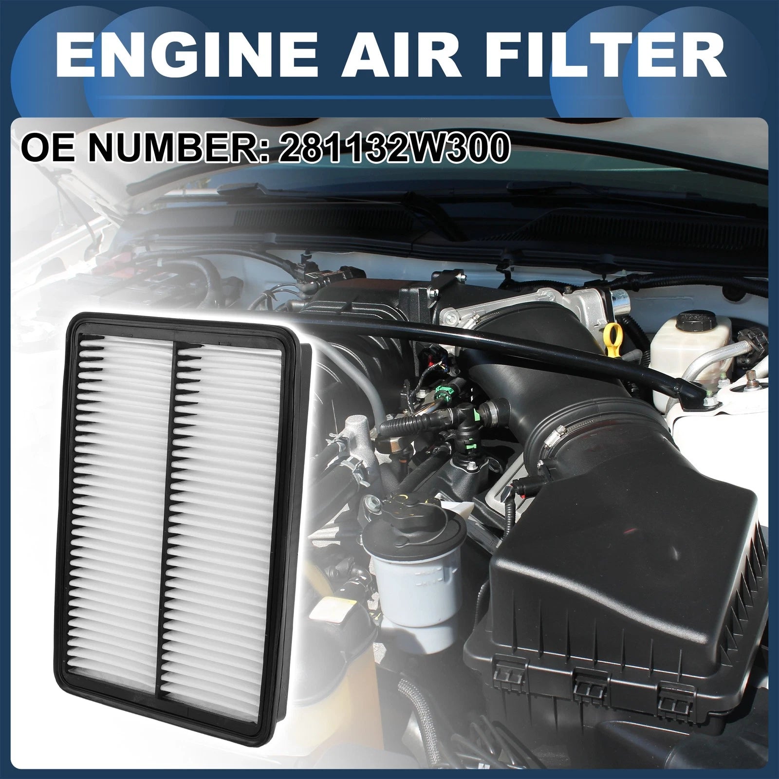 Engine Air Filter Replacement for Hyundai Santa Fe Sport (2013–2017)