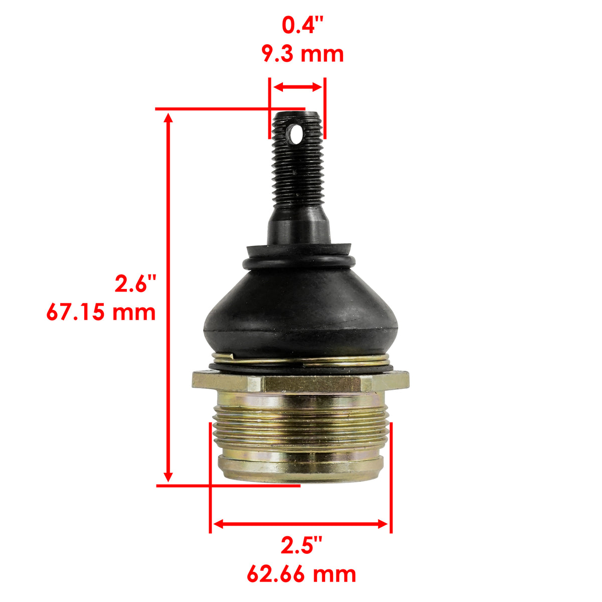 2 Upper Ball Joints Replacement for Kawasaki Mojave 250 KSF250 (1987–2004)