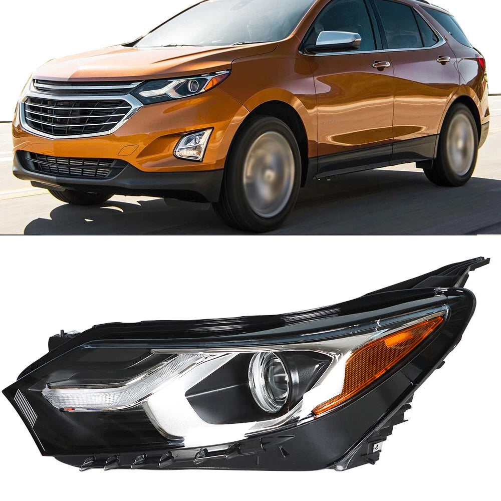 Driver Halogen LED Headlight for Chevy Equinox (2018–2019)