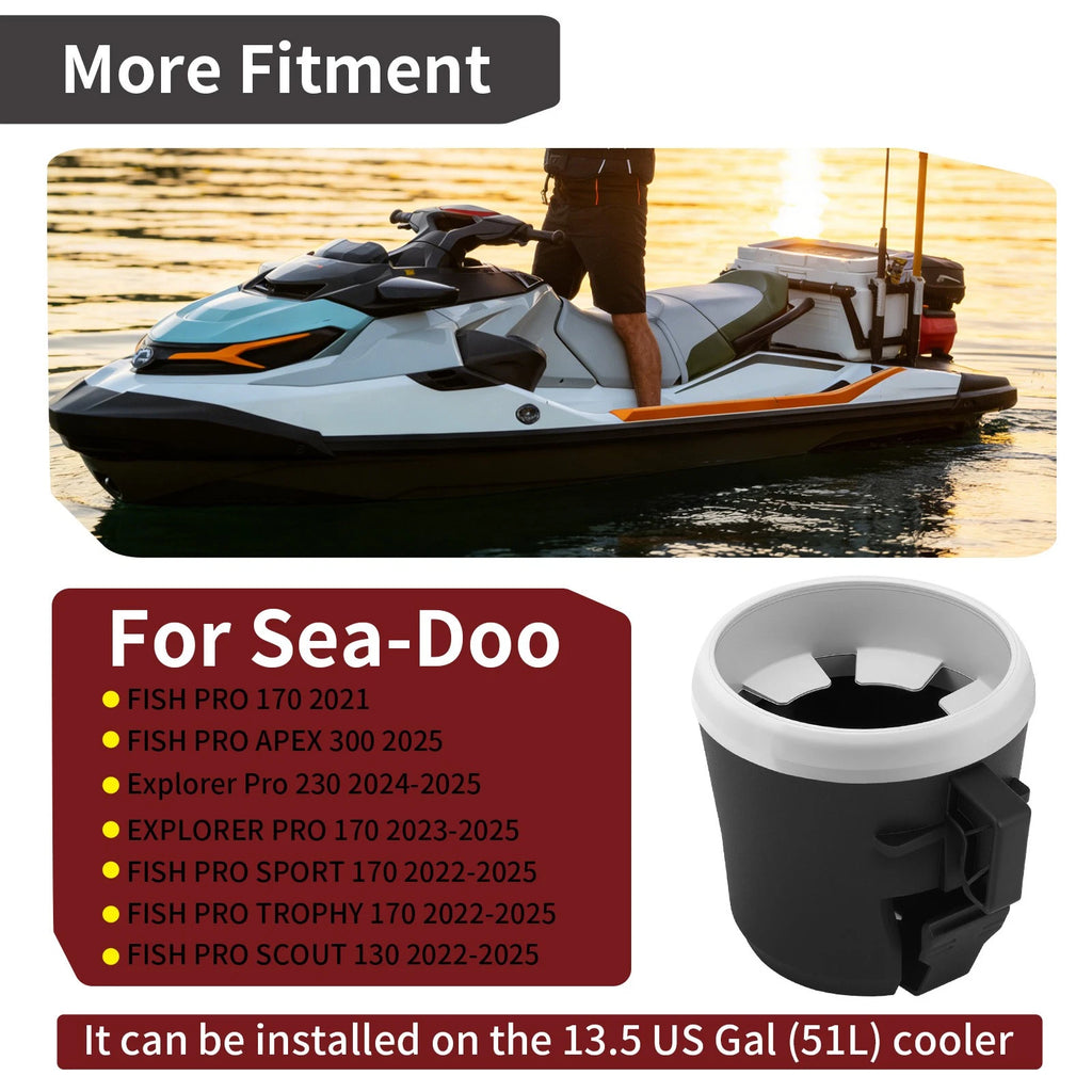 Cup Holder for Sea-Doo Explorer Pro 170 (2023–2025), Explorer Pro 230 (2024–2025)