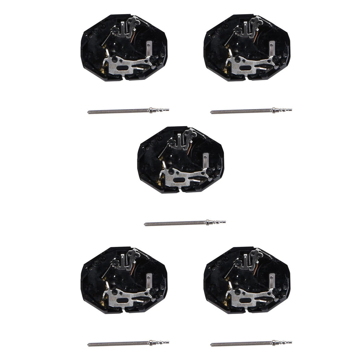 5-Pack Quartz Watch Movement Replacement for Japan Miyota PC21