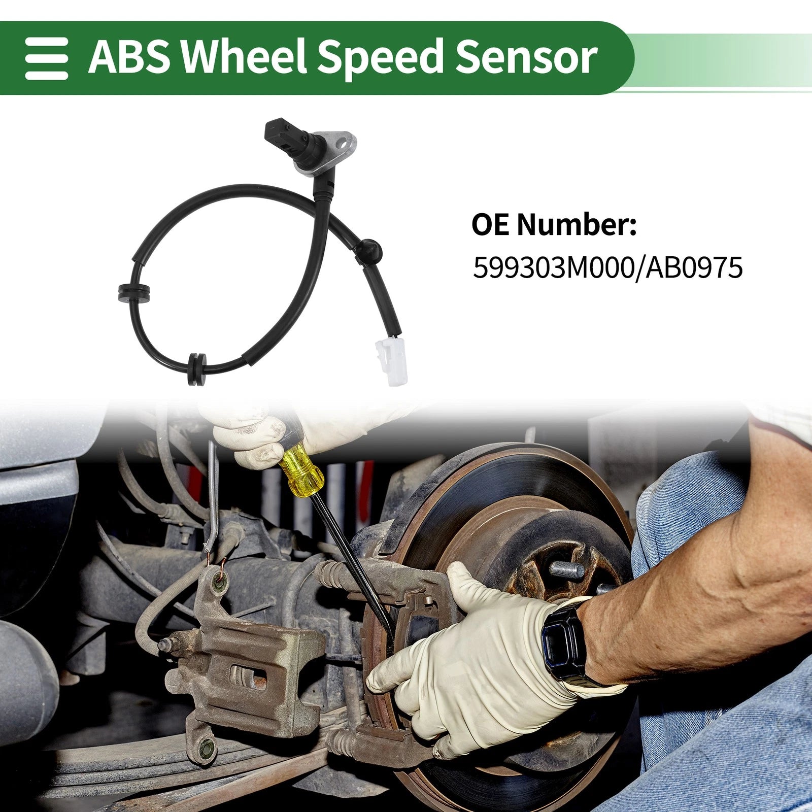 ABS Wheel Speed Sensor Replacement for Hyundai Genesis (2015–2018)