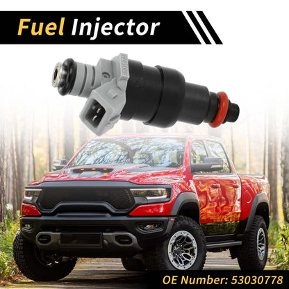 Fuel Injector for Dodge Ram 1500 (1996–1999) No. 53030778, 1 Hole, Black