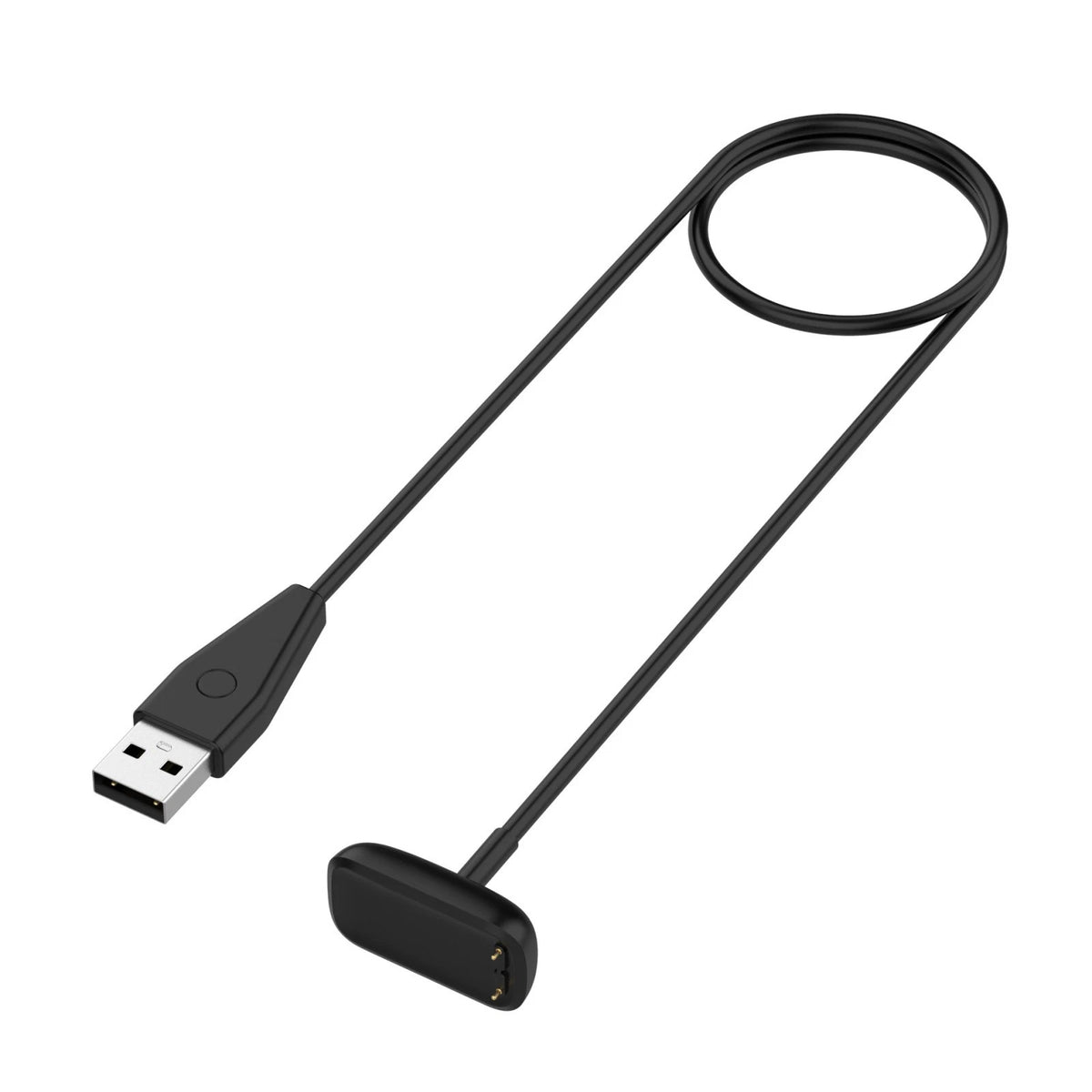USB Magnetic Charging Cable Cradle with Reset Button for Fitbit Luxe (2021–2023)
