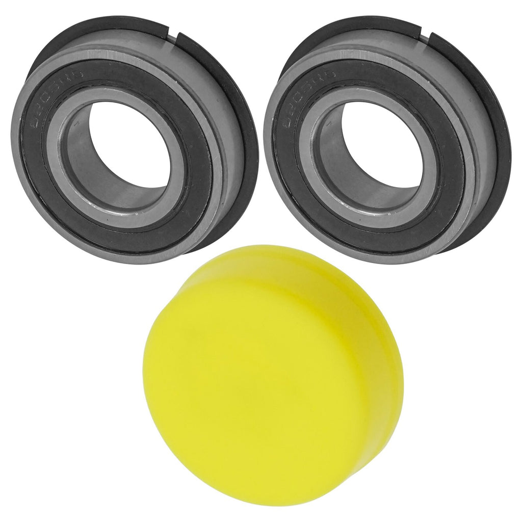 Wheel Ball Bearing with Cap Front Rear Replacement for John Deere Baler (100)