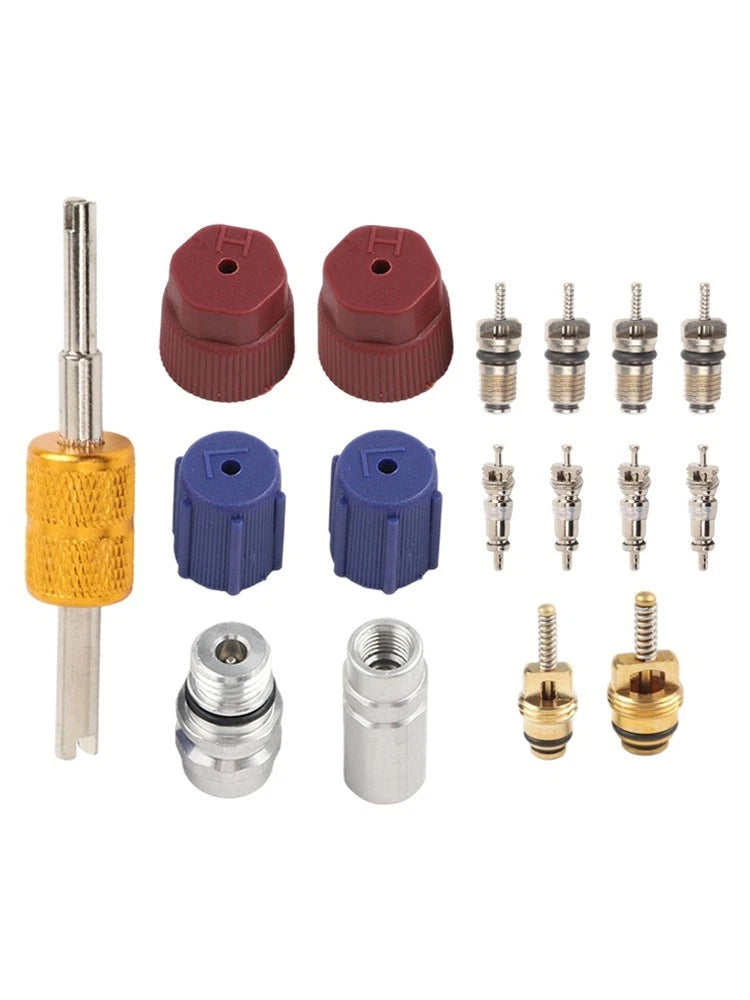 AC Valve Core Kit for Car and Home Air Conditioning Systems