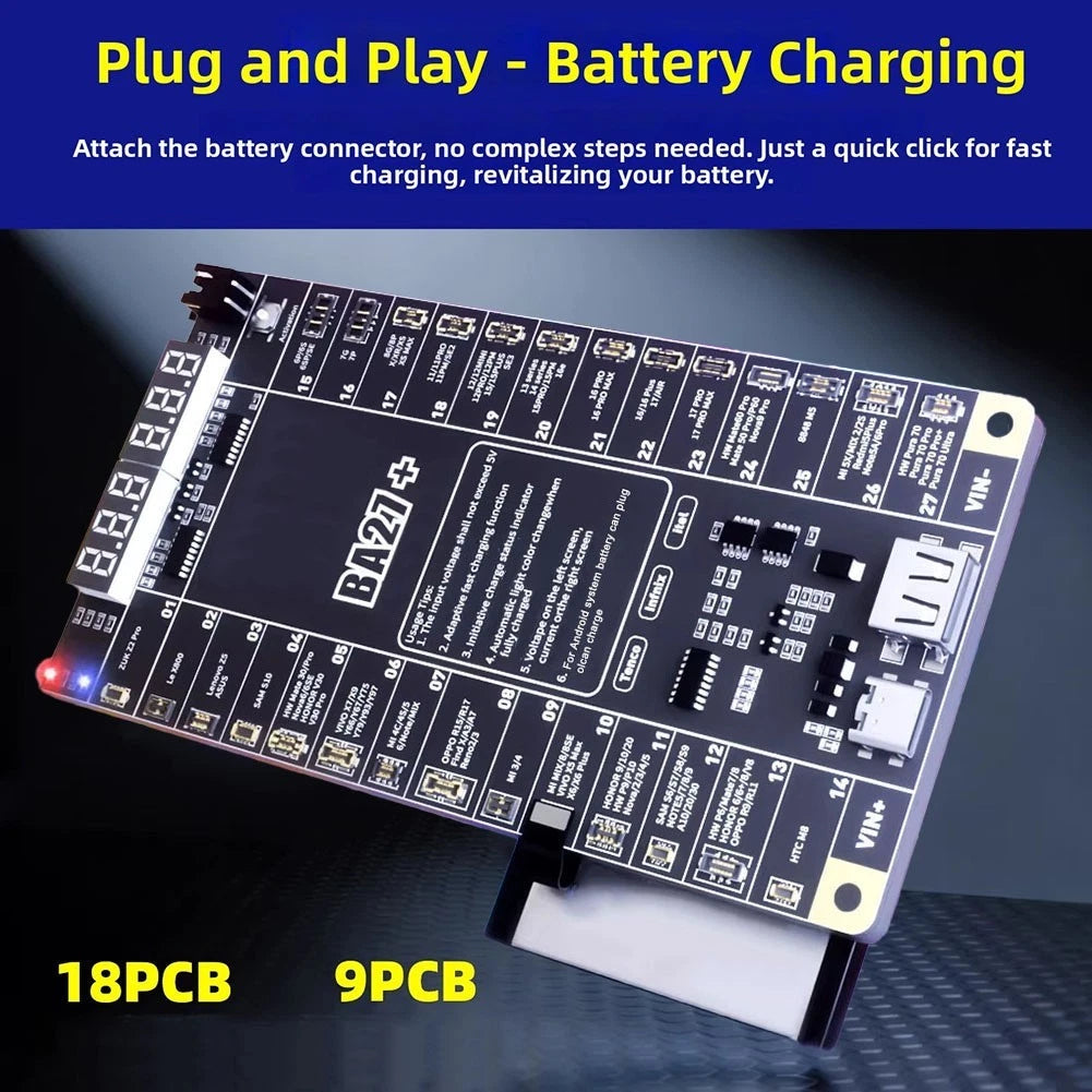 BA27+ Battery Activation Tester with Auto Power Off Function