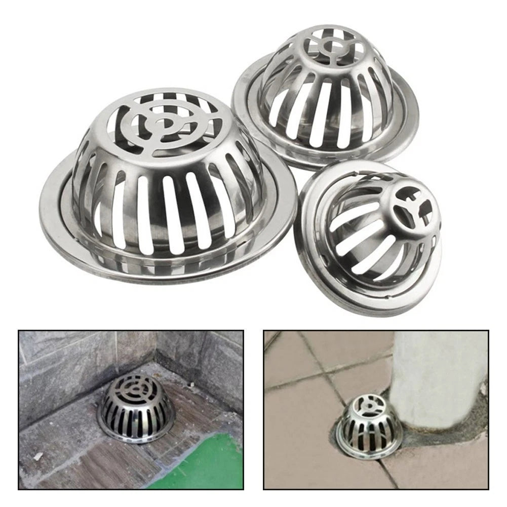Outdoor Rainwater Management Leaf Protection System for Efficient Drainage