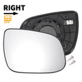 Heated Right Side White Mirror Glass for KIA Ceed (2009–2012)