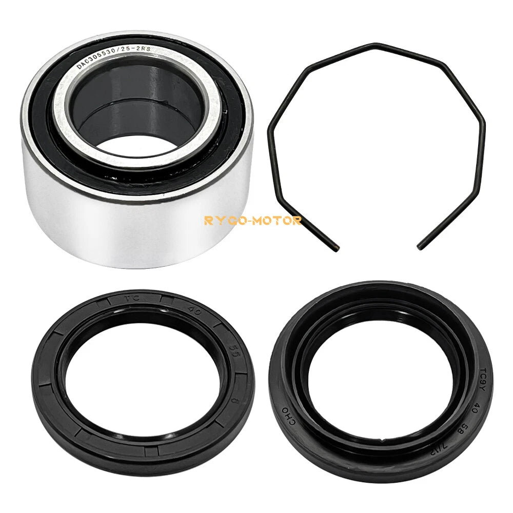 Front Wheel Hub Bearings & Seal Kit for Arctic Cat 375 400 500 600 (2000–2010)