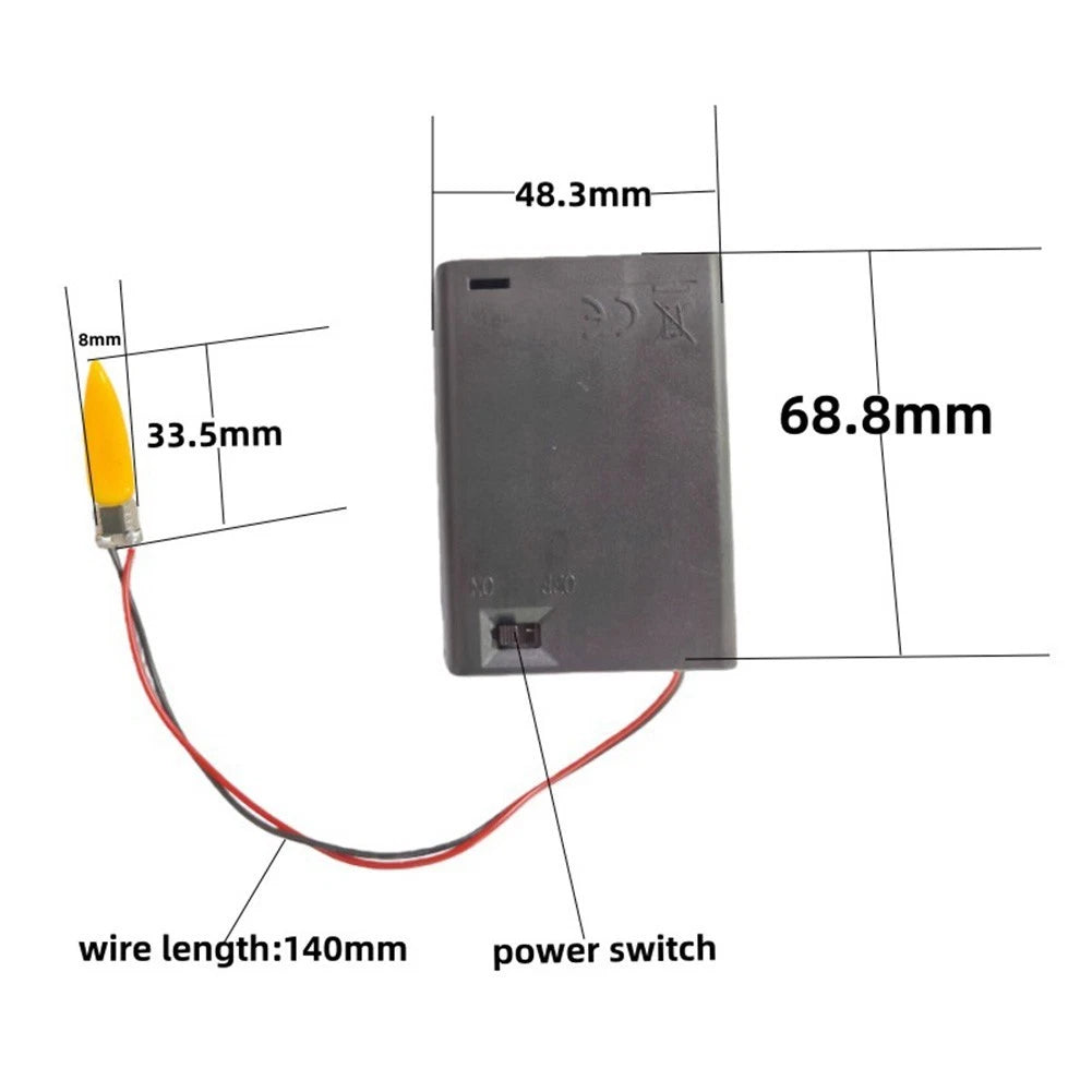 Flame Lamp Simulation Candle Circuit Board PCBA for Parties (3V 5V)