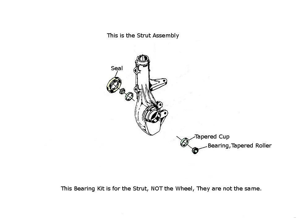 Front Strut Bearing Kits for Polaris (3554509, 3554507, 3610028)