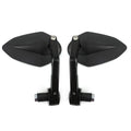 Set of 2 Handle Bar End Mirrors for Kawasaki Z1000 Z900 Z800 Z650 ER6N