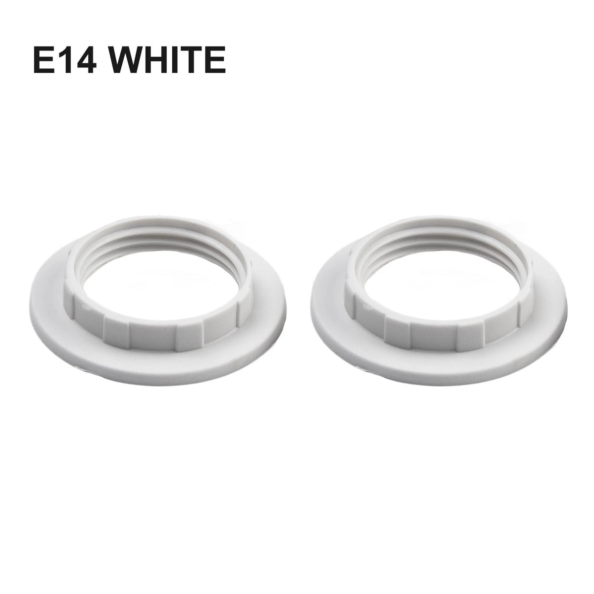 2Pcs Lampshade Collar Ring for E27/E14 Bulbs