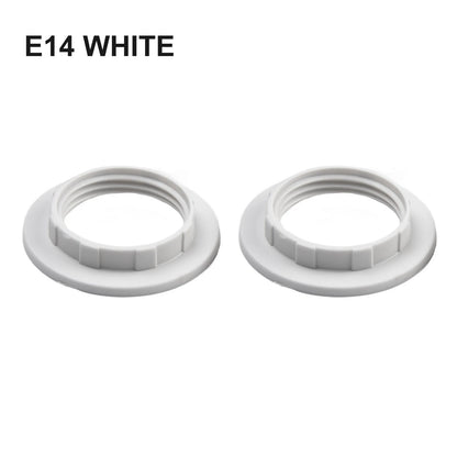 2Pcs Lampshade Collar Ring for E27/E14 Bulbs