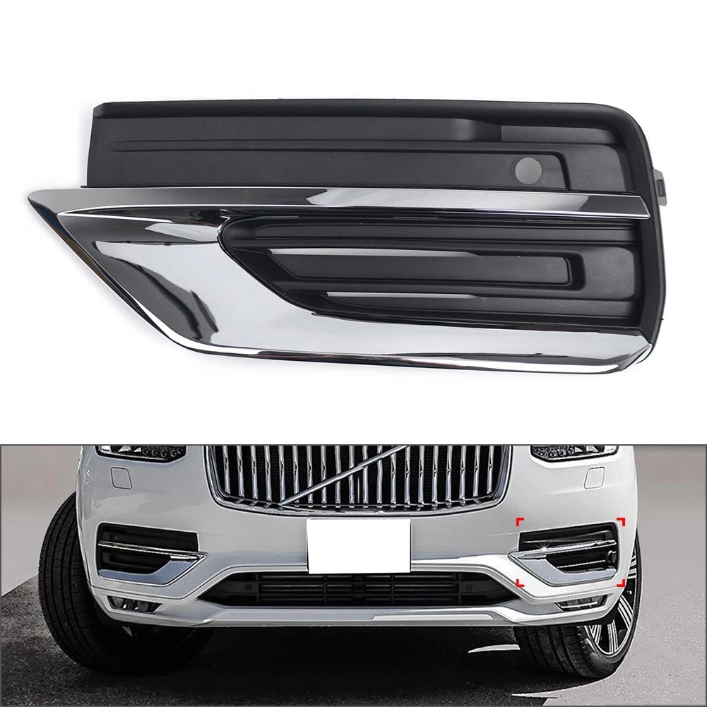 Chrome Front Bumper Fog Light Grille Left for Volvo XC90 (2020–2024) 31663539