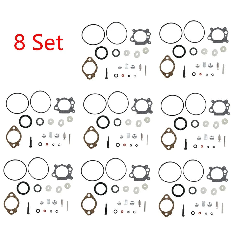 Set of 8 Carburetor Gasket Overhaul Kit for B&S 492495 493762 498260