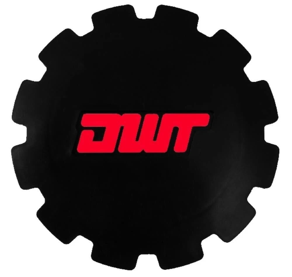 Set of 4 Beadlock Wheel Mud Plug Cover Caps for Douglas DWT 10" (Black Red)