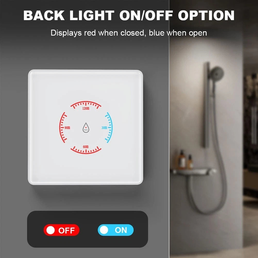 40A Water Heater Switch for Tuya Smart WiFi (Tempered Glass Touch Panel)