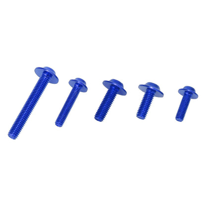 Motorcycle Fairing Body Bolts Fastener Blue for Yamaha Honda BMW (195pc)