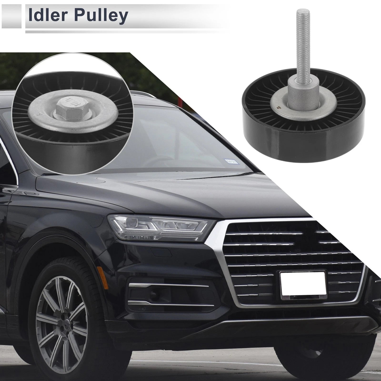 Drive Belt Idler Pulley for Audi A3 (2003–2007) Replacement OEM Quality