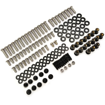 Complete Fairing Bolts Kit for Kawasaki Ninja ZX10R (2004–2005)