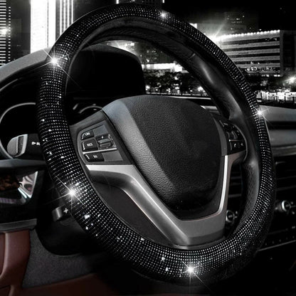 Steering Wheel Cover for Car (2010–2023) Black Interior