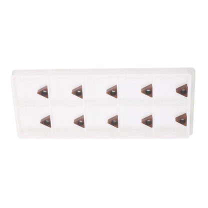 10PCS Tungsten Steel C Angle Turning Inserts for Chamfering