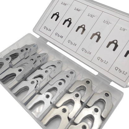 144Pcs 4 Sizes Auto Alignment Shim For Adjusting Camber Caster Toe Front Wheels
