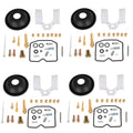 4X Carburetor Repair Kit for Kawasaki ZR750 (ZR-7) 2000, ZR750 (ZR-7S) 2001-2003