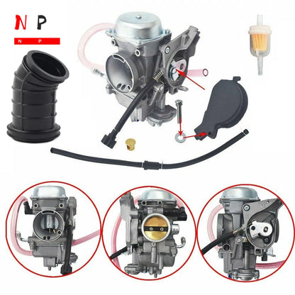 Carburetor with Air Cleaner Boot for Arctic Cat 400 500 (2002)