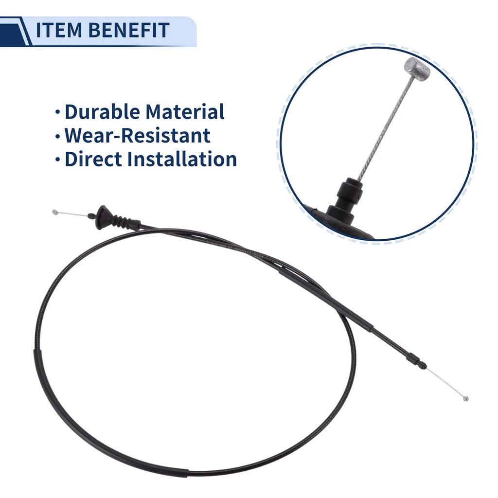 Hood Latch Release Cable Replacement for BMW 2 3 4 i4 M2 M3 M4 (2013–2024)