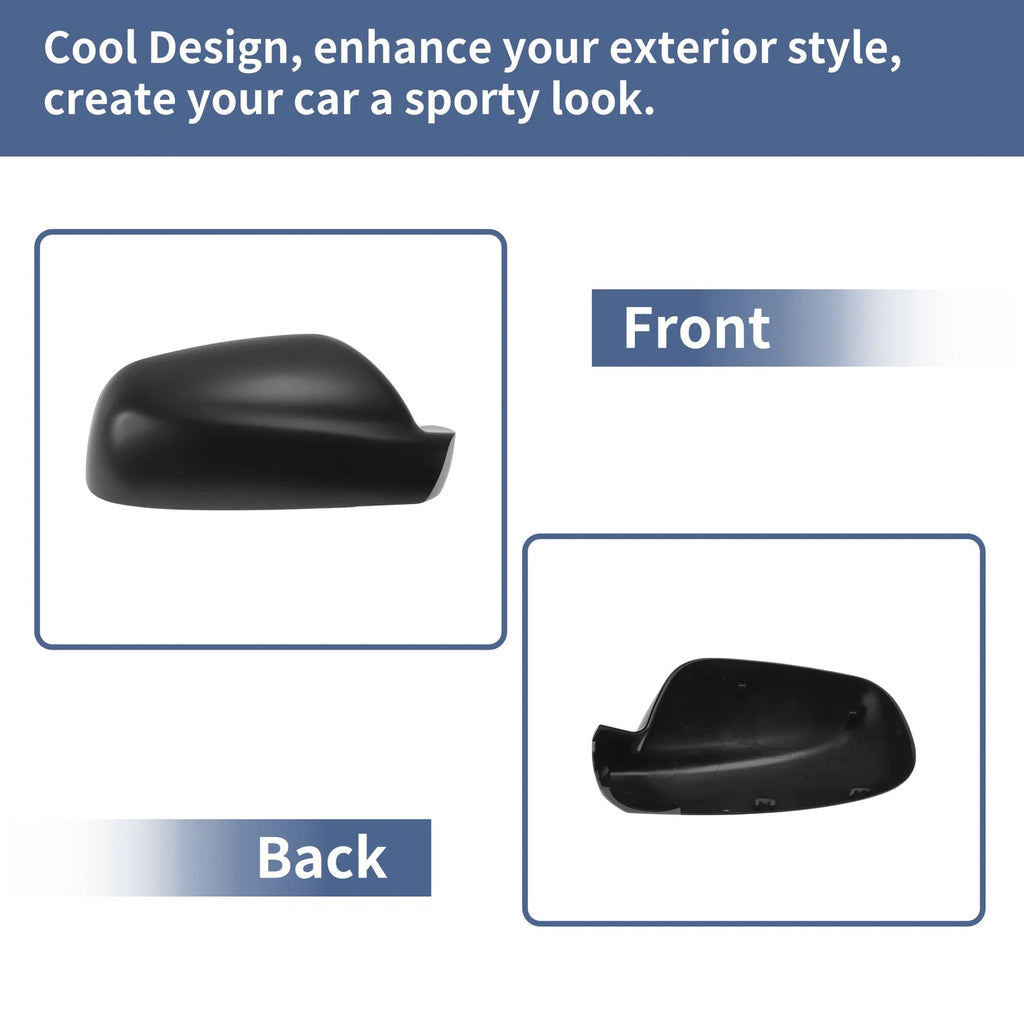Mirror Cover Cap for Citroen Xsara (2002–2005) - Black