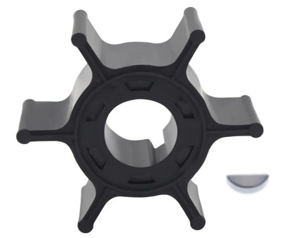 Water Pump Impeller with Key for Yamaha 2 Stroke 6-8 HP Outboard (6G1-44352-00)