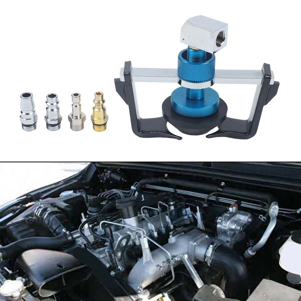 Saves Operational Cost Brake Bleed Adapter Blue Anodized Coating For Honda