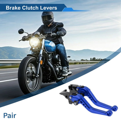 Adjustable Short Brake Clutch Lever for Triumph Scrambler 400X (2024–2025) Blue