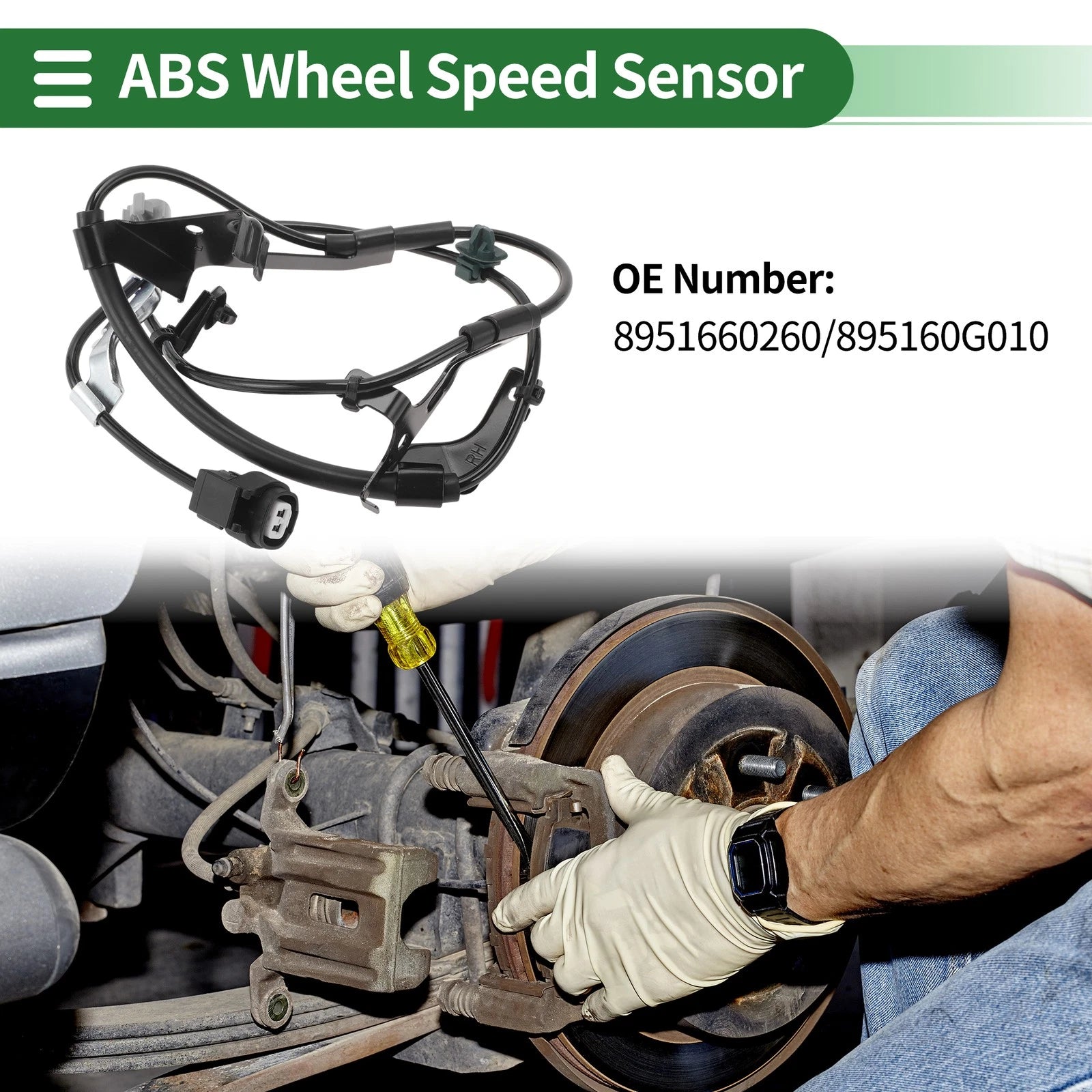 ABS Wheel Speed Sensor Replacement for Toyota 4Runner (2010–2021)