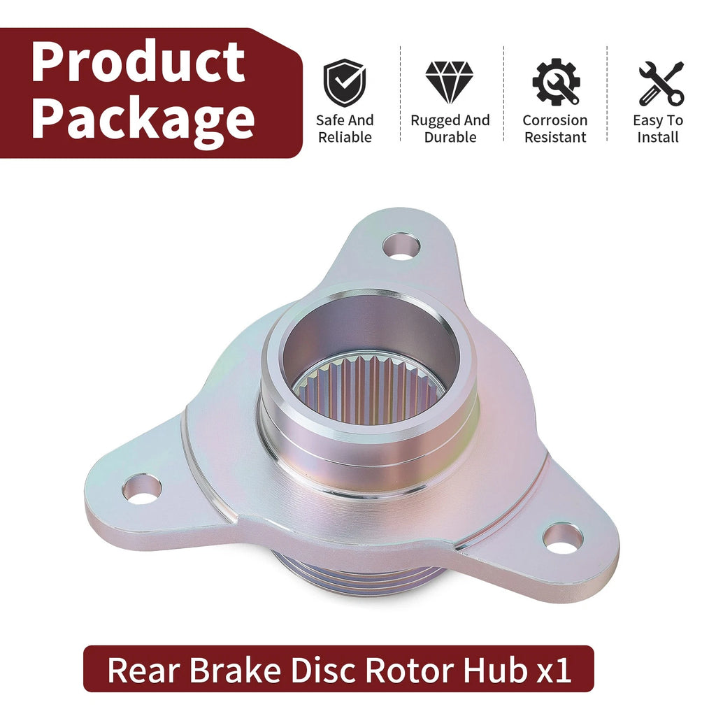 Rear Brake Disc Rotor Hub for Polaris Trail Blazer 330 (2008–2013)