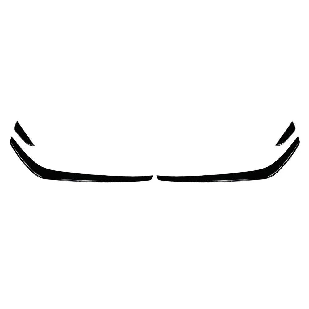 Front Bumper Side Air Vent Trim Glossy Black for VW Golf 7.5 (2017–2019)