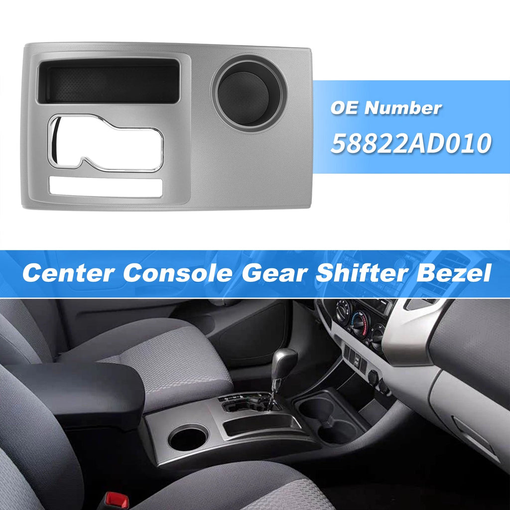 Gear Shifter Bezel Panel Cover Replacement for Toyota Tacoma (2005–2015)