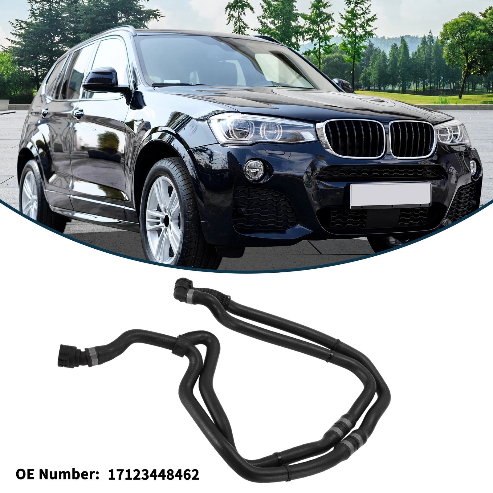 Radiator Hose Upper Replacement for BMW X3 (2006–2010)