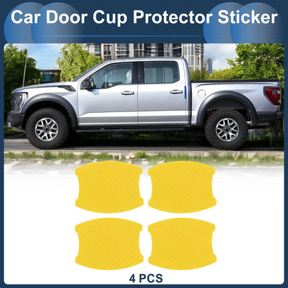 3D Car Door Handle Scratch Protector for Universal Vehicles (68x85mm)