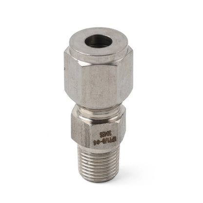 Compression Fitting 1/8" NPT Thread for Stainless Steel Tubing (6mm OD)