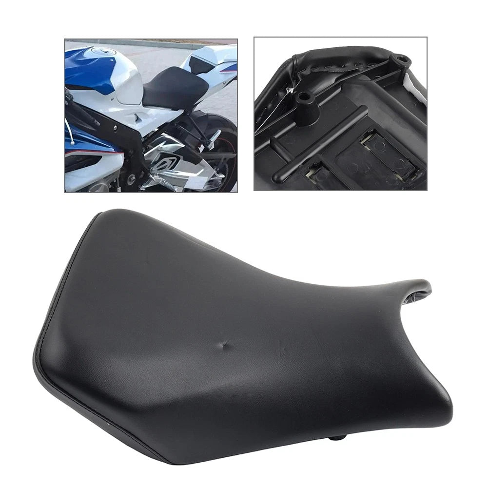 Black Front Rider Driver Seat for BMW S1000RR (2012–2018), HP4 (2012–2014)