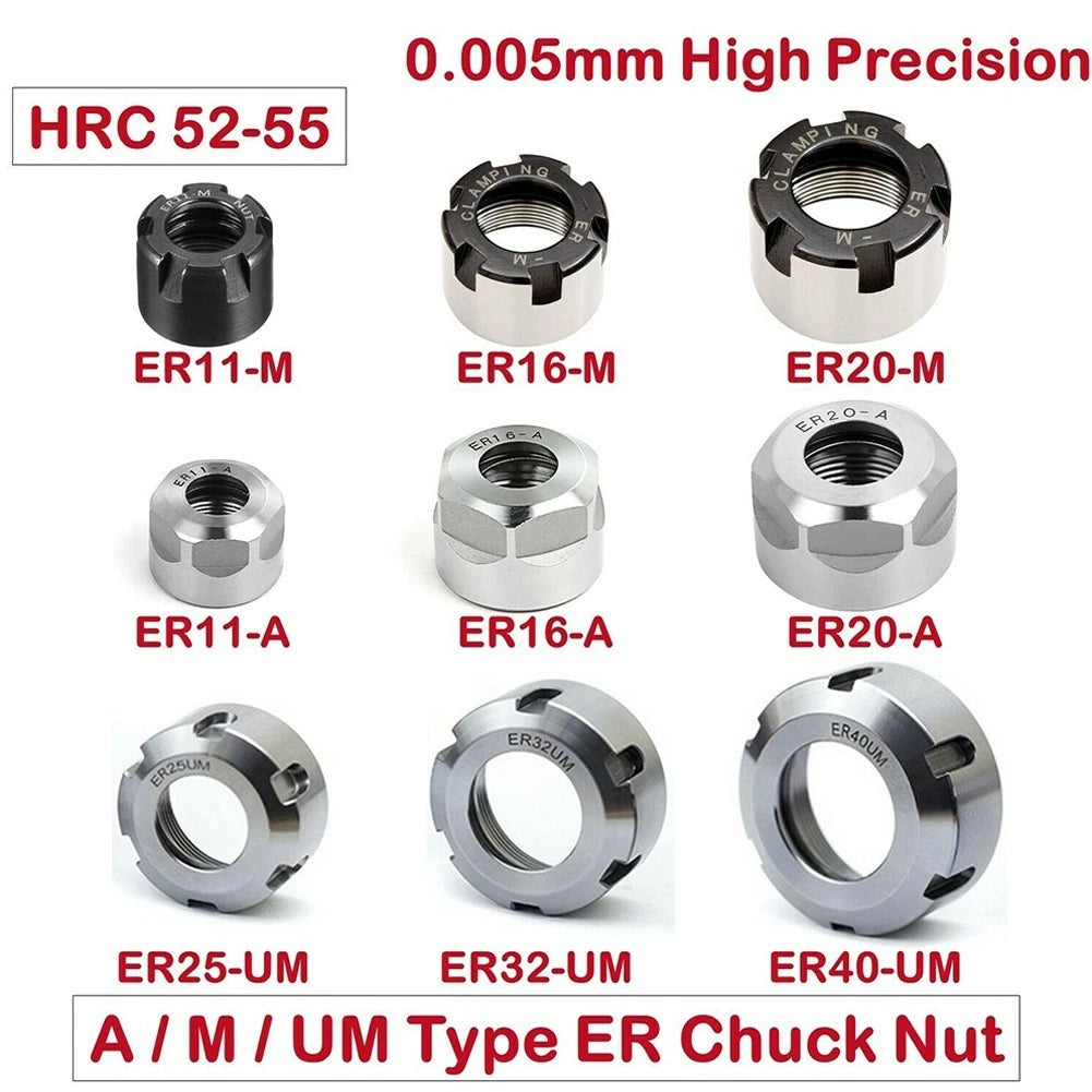 Clamping Nut for High Precision Milling Chuck