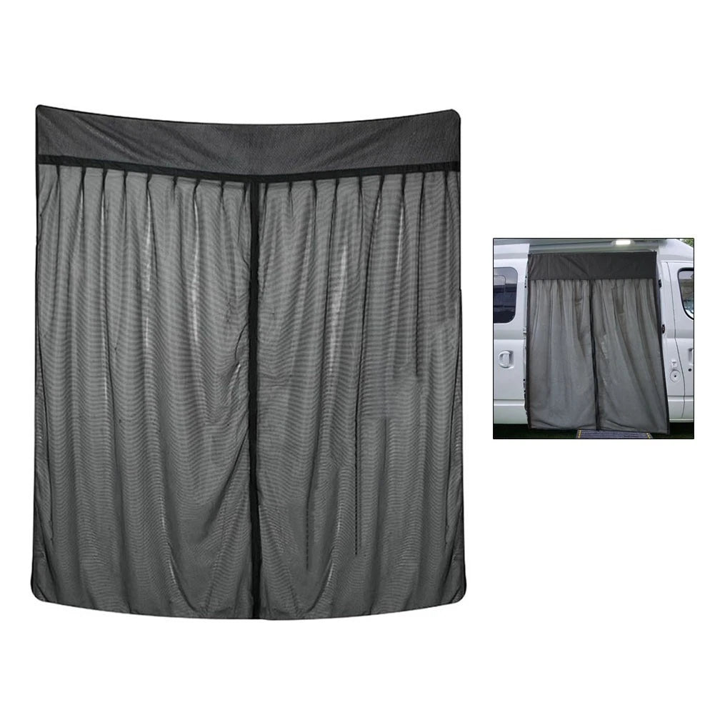 Door Screen Curtain Car Sunshades Tool-free Installation Compact Foldable