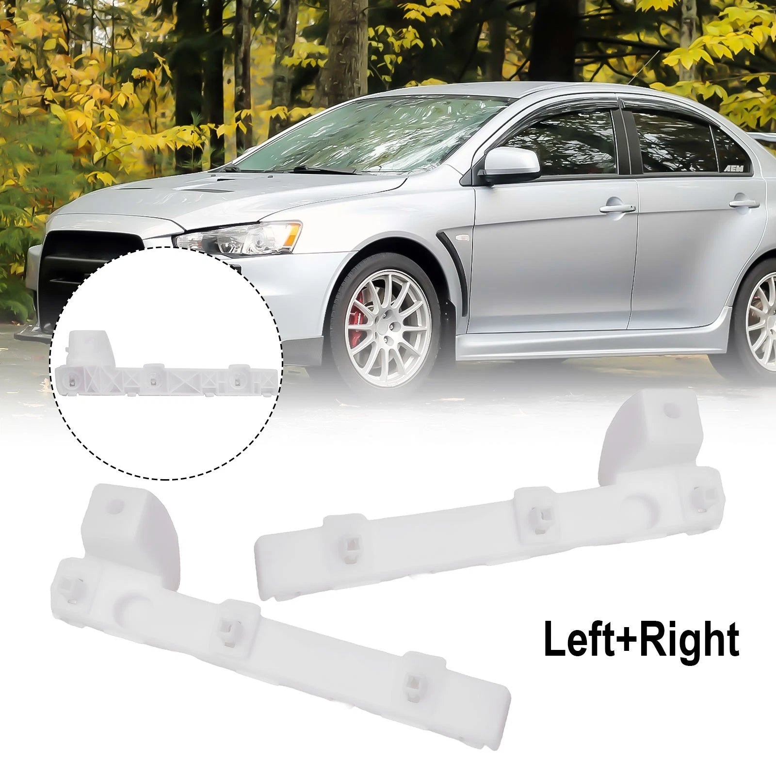 Front Bumper Bracket Pair for Mitsubishi Lancer (2002–2007)